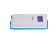 SHIRU Power Bank 10000mAh LCD biały - 320301 - zdjęcie 2